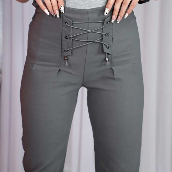 Slash pants with front straps 2 مد شیک